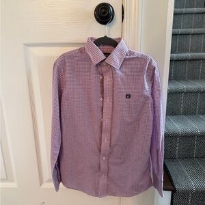 Lauren Ralph Lauren Purple Gingham Men's Shirt